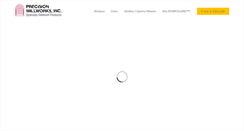 Desktop Screenshot of precisionmillworks.com